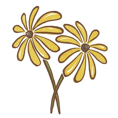 Icon of Yellow Flowers