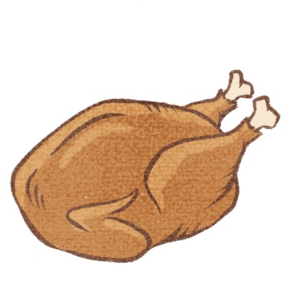 Icon of a Cooked Turkey